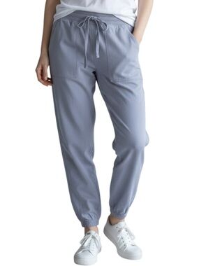 Aerie Jogger Pants Medium Lilac Purple French Terry Cotton Drawstring New